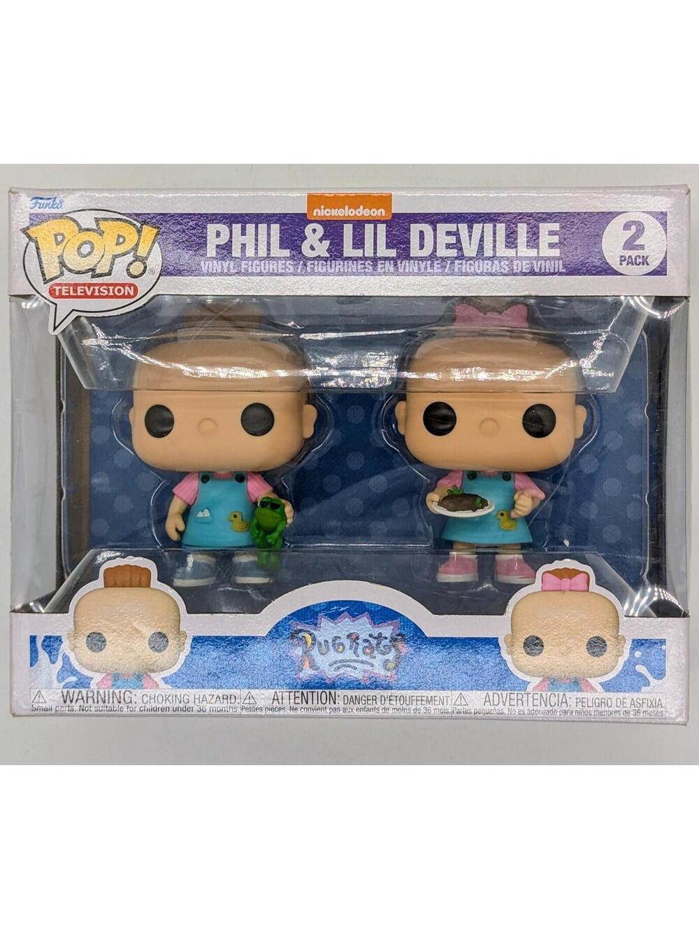 Funko Pop! Rugrats Phil & Lil Deville Figure (2-Pack) TV Animation